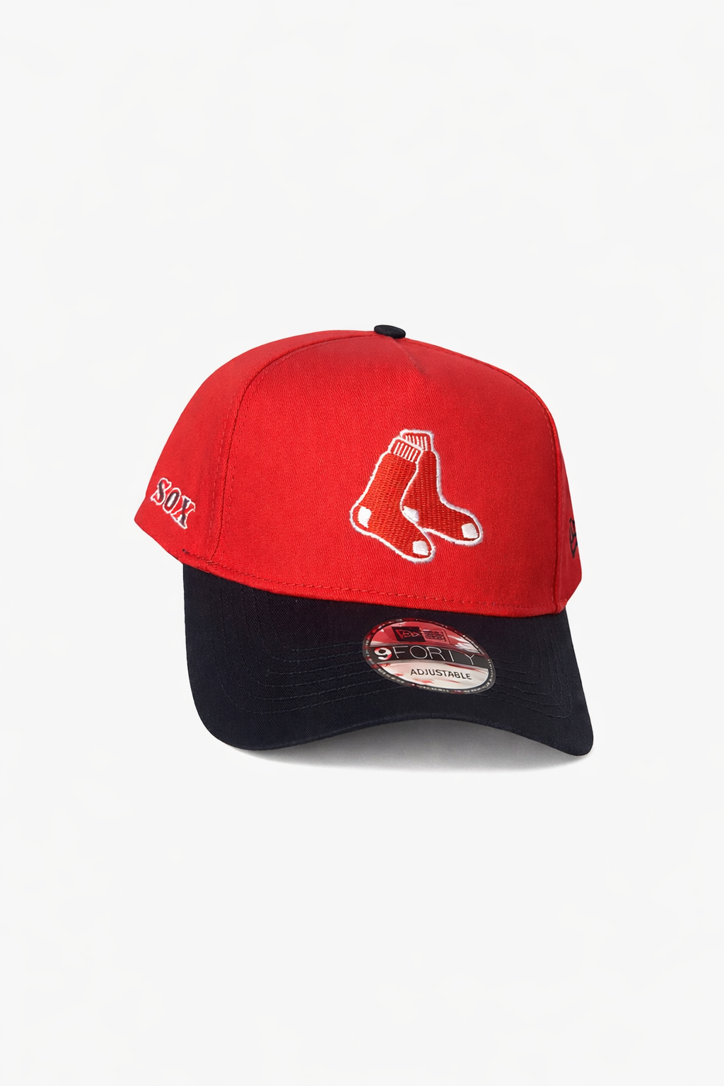 Casquette Snapback RED SOX Rouge & Noir – Visière Grise – Style Urbain Premium