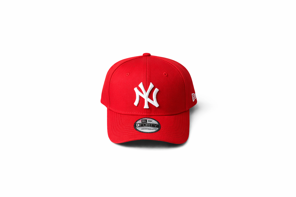 Casquette New York Yankees Rouge – Logo Blanc | Ajustable New Era 9FORTY