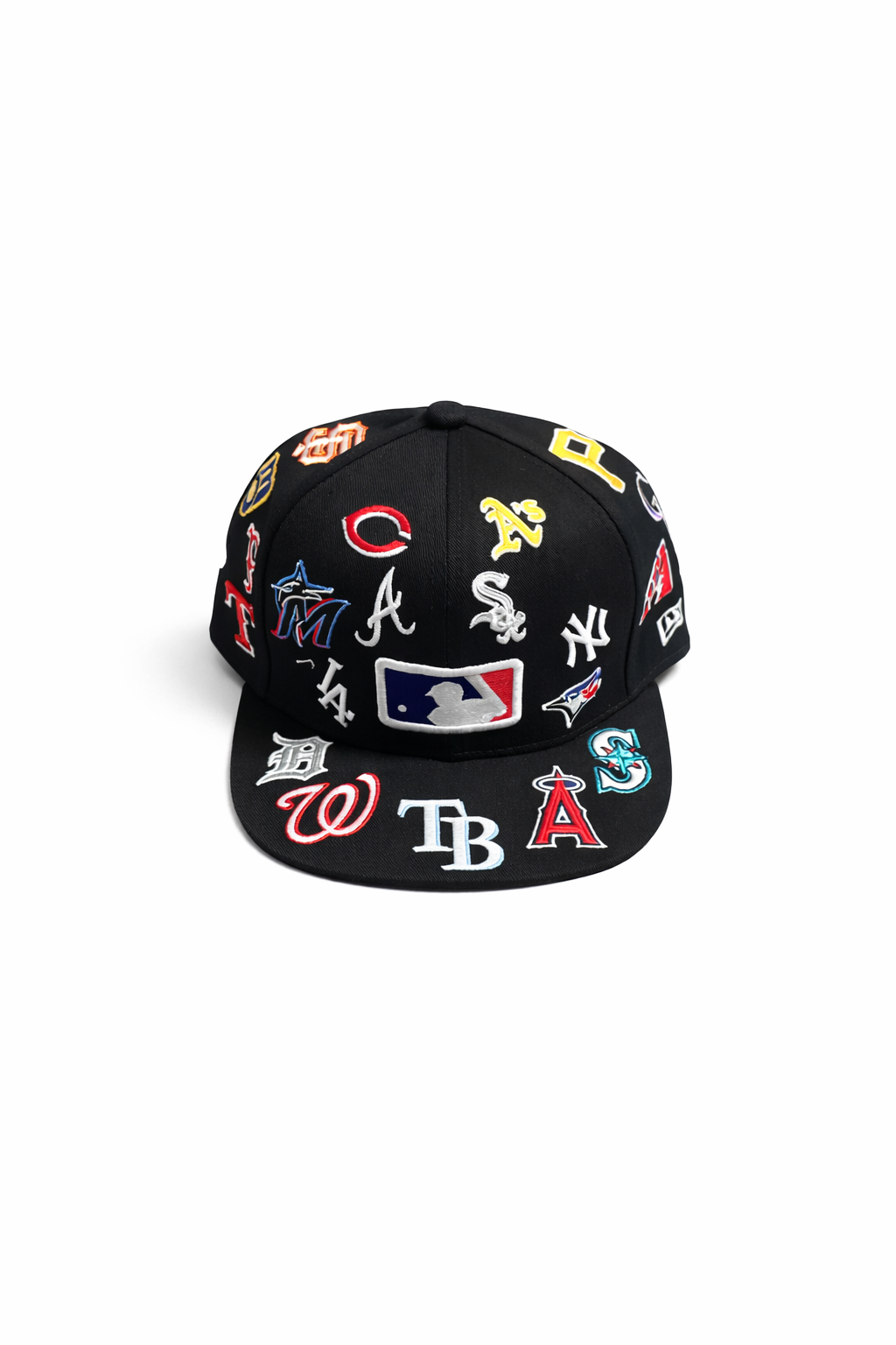 Casquette MLB Multi-Logos Noire 59FIFTY – Édition Premium & Street Style 🧢🔥