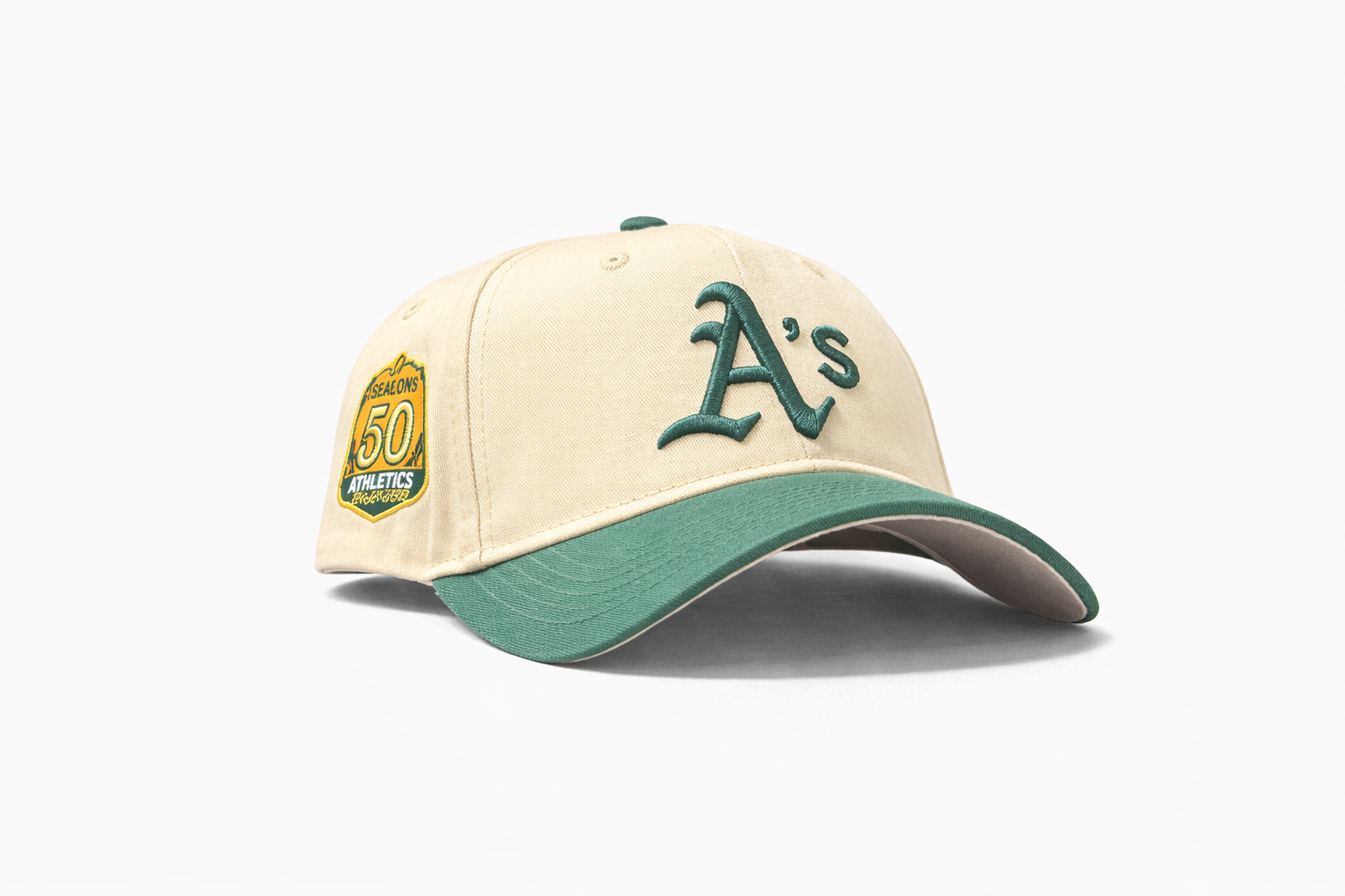 Casquette Oakland Athletics Beige & Vert – Edition 50 Seasons Vintage