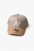 Casquette A’s Beige Premium – 9FORTY Adjustable (Vue arrière)