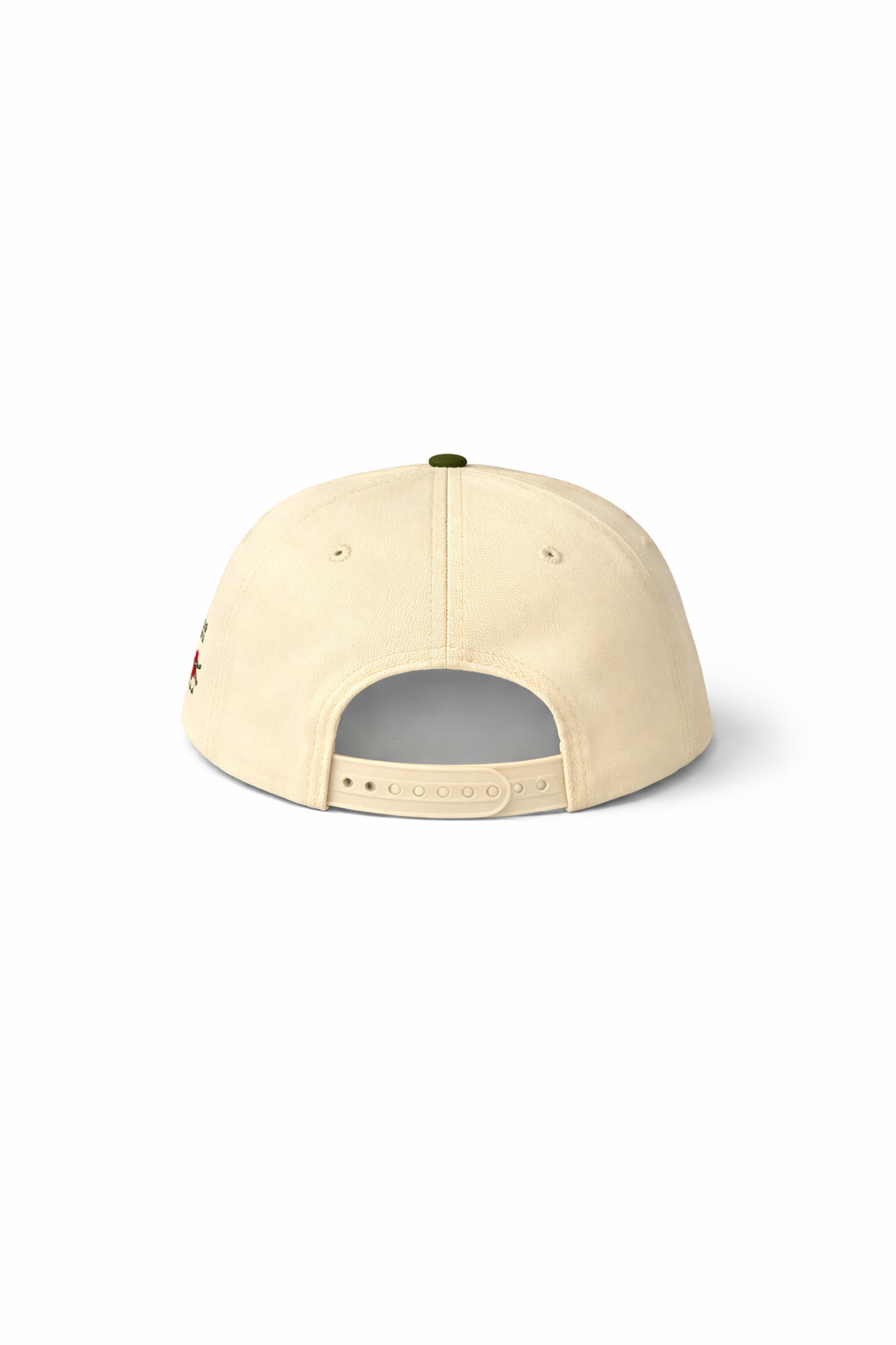 Casquette LA Premium Beige & Vert – Style Urbain Élégant (Réglable)