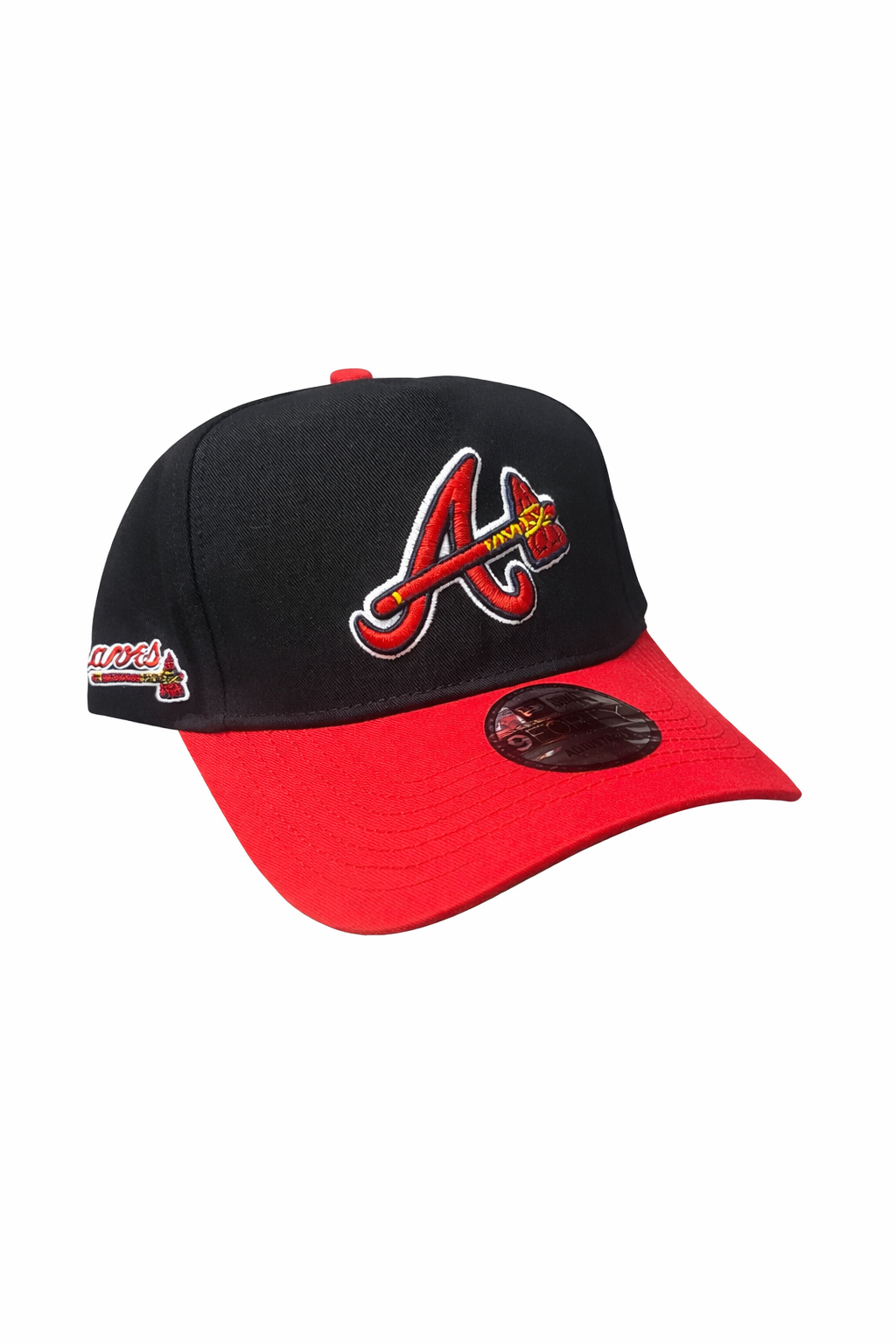 Casquette Atlanta Braves Noir & Rouge – Snapback 9FORTY Ajustable