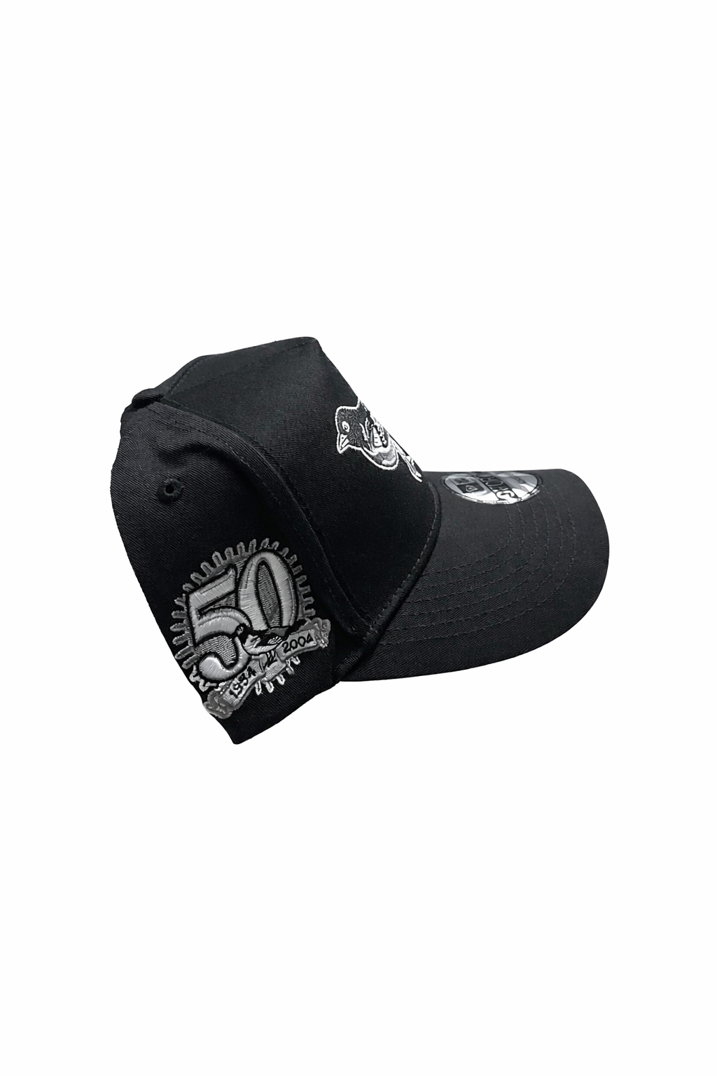 Casquette Noire Premium Broderie Oiseau – Style Streetwear Ajustable