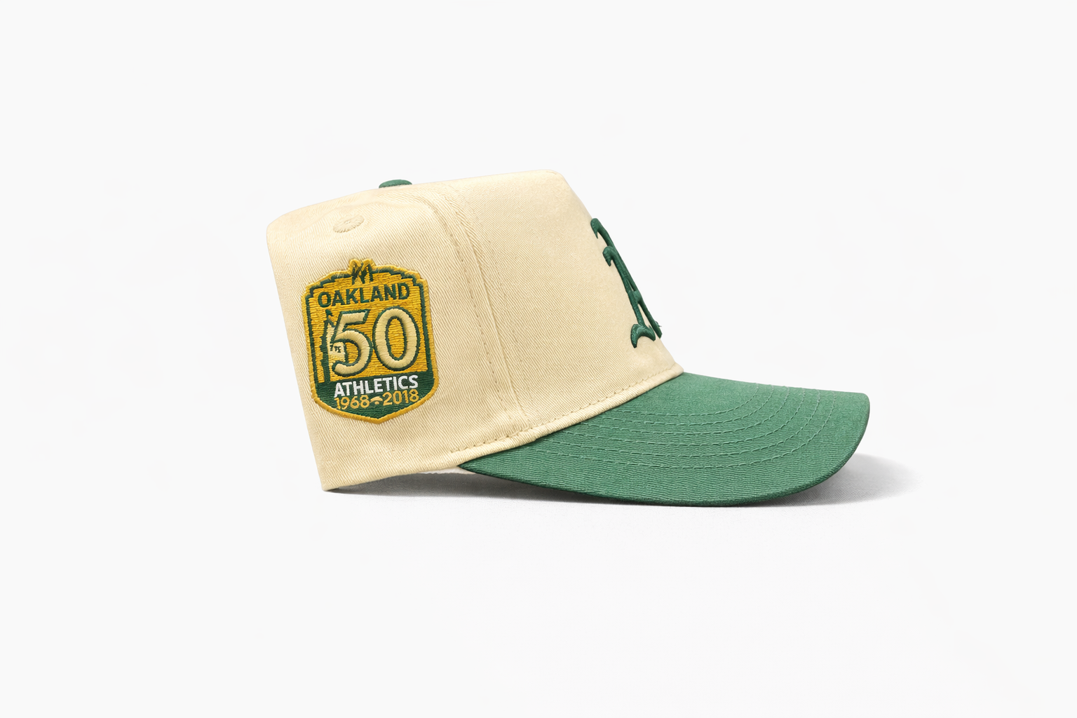Casquette Oakland Athletics Beige & Vert – Edition 50 Seasons Vintage