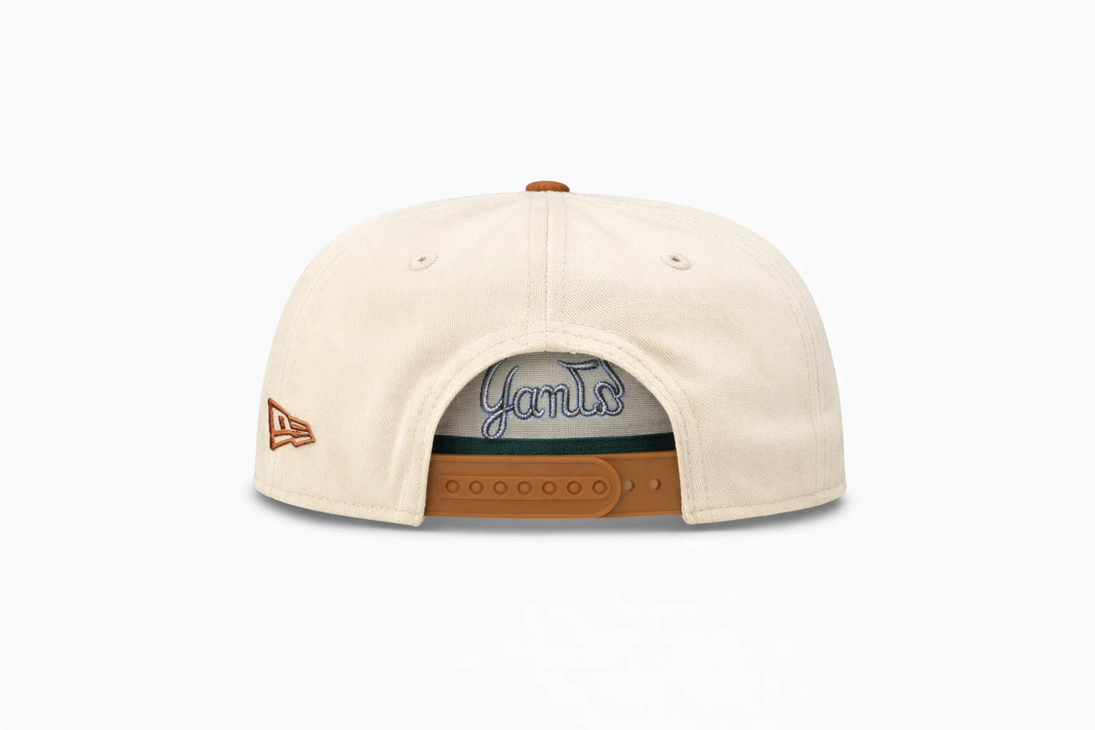Casquette New York Yankees Beige & Orange – Edition Subway Series (Portée Mannequin)