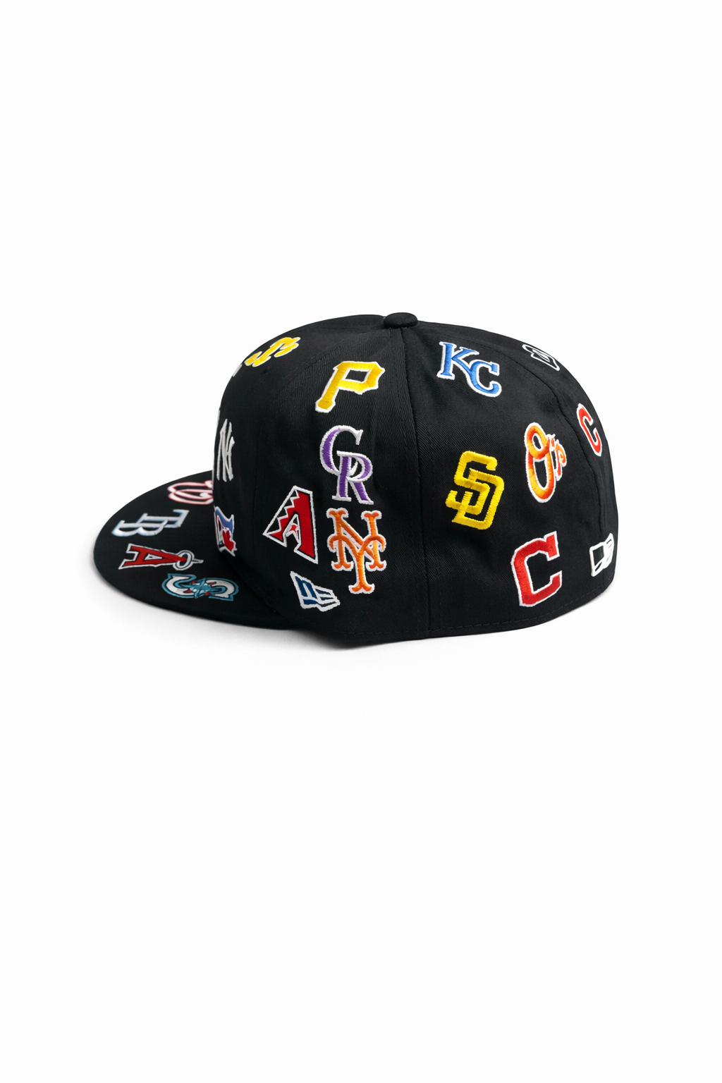 Casquette MLB Multi-Logos Noire 59FIFTY – Édition Premium & Street Style 🧢🔥