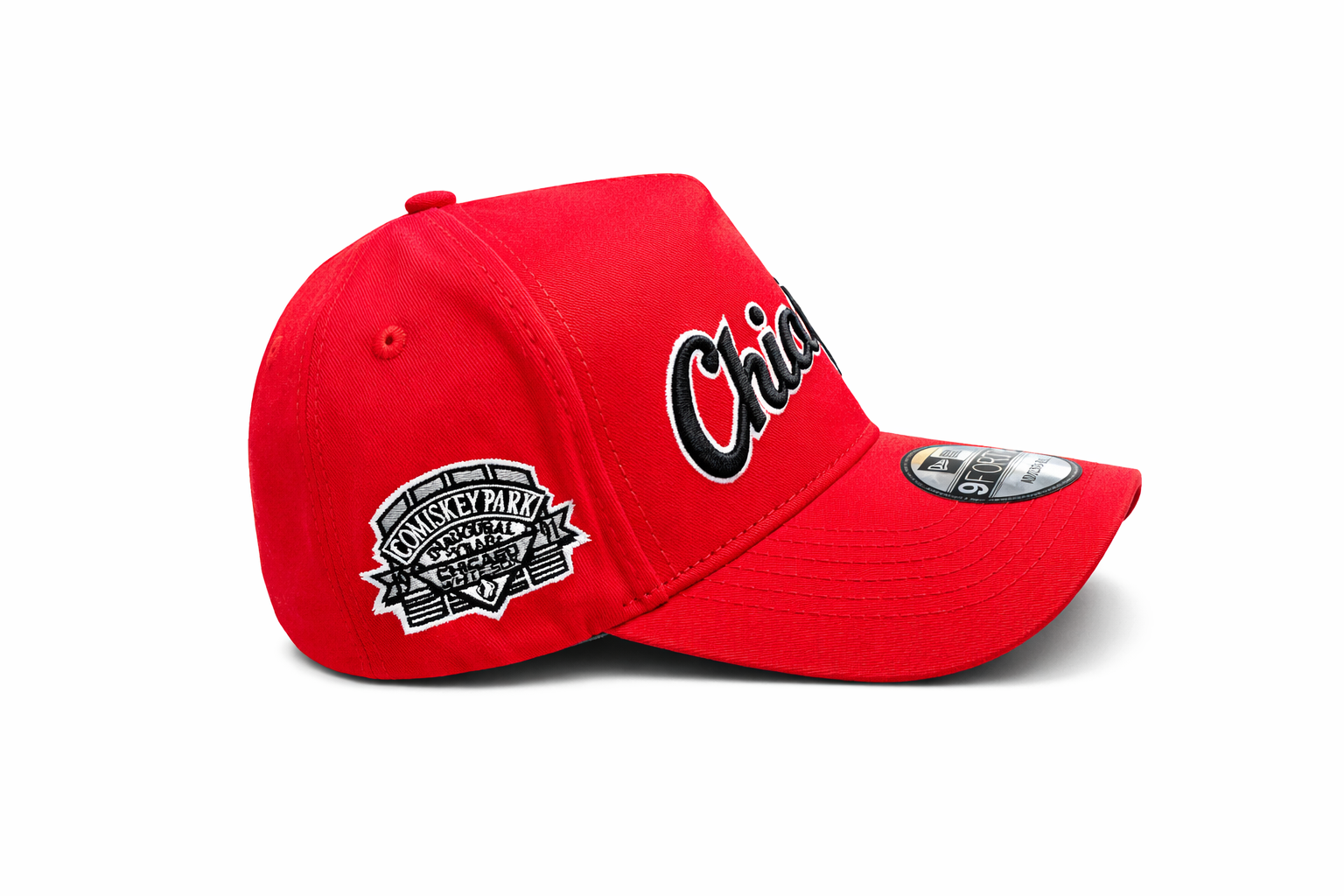 Casquette Snapback Chicago Rouge – New Era 9FORTY – Intérieur Premium & Visière Grise