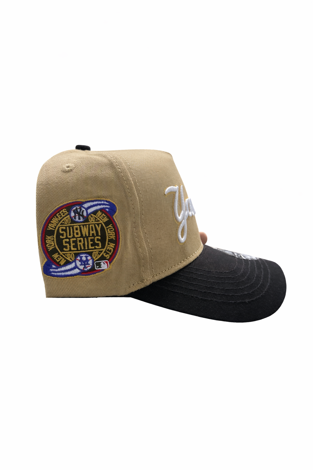 Casquette Snapback Beige & Noir – Style Urbain Premium