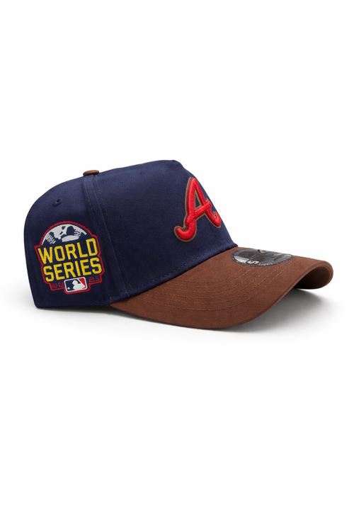 Casquette Atlanta Navy & Brown – World Series Edition Snapback