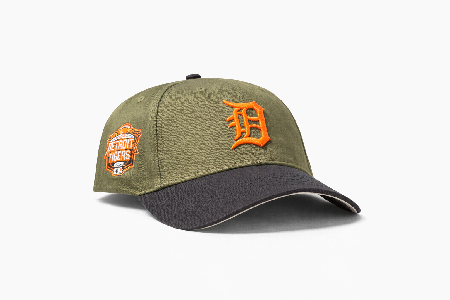 Casquette Detroit Tigers Vert Olive & Noir – Edition Heritage