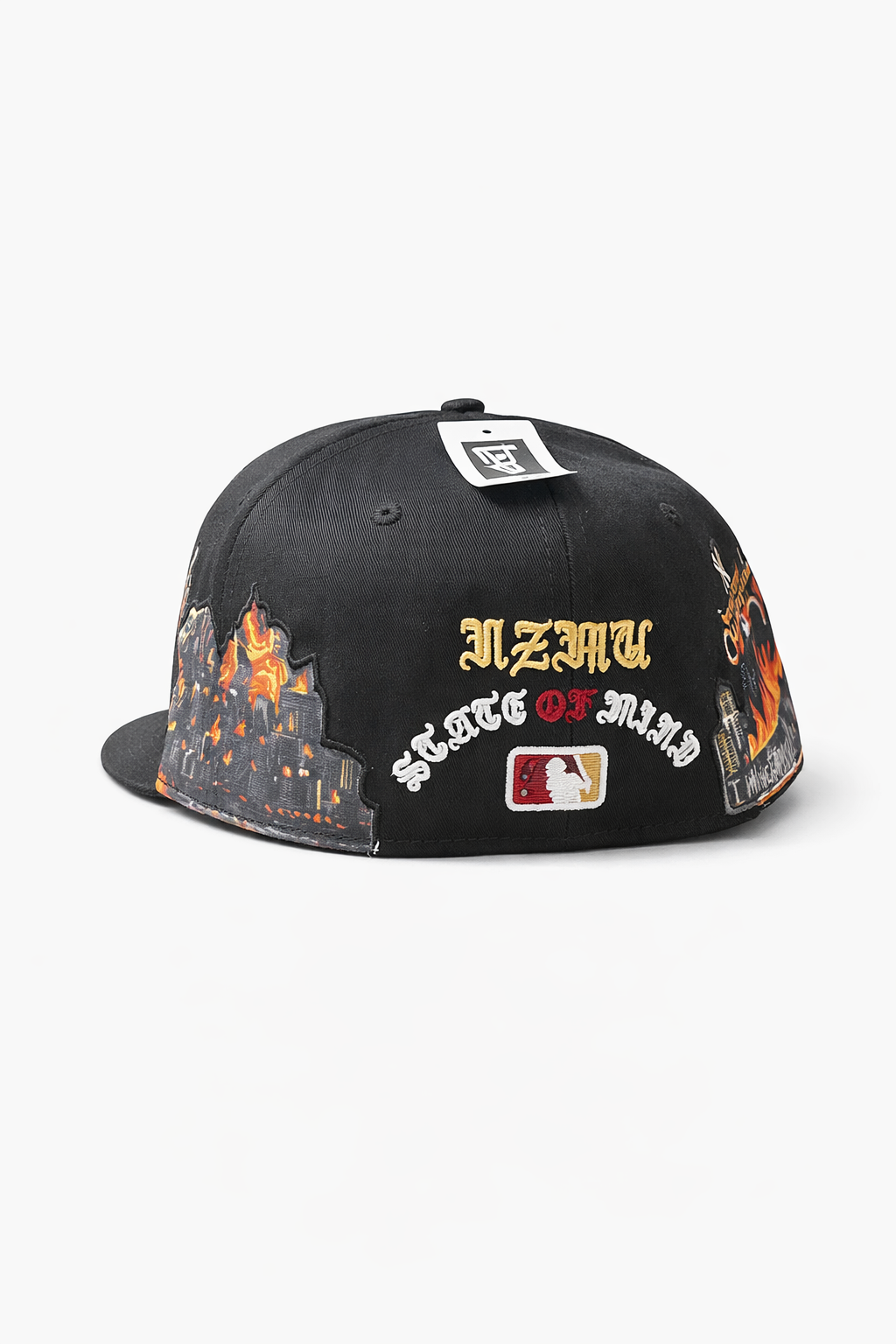 Casquette NY Flames Édition Halloween – Dark Skull Collection 🎃🔥