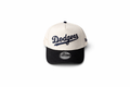 Casquette Los Angeles Dodgers Trucker – Crème & Noir | Ajustable New Era 9FORTY