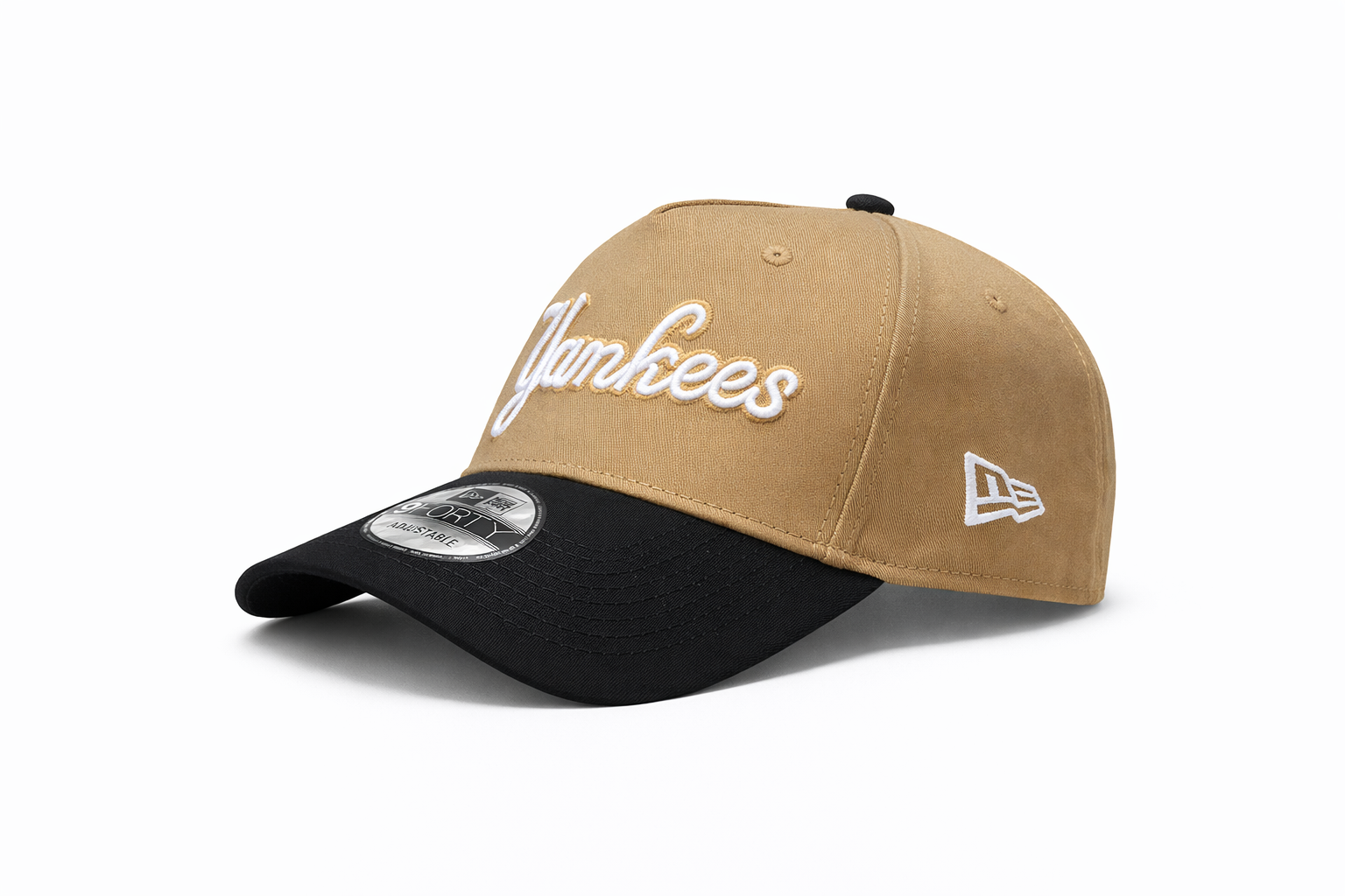 Casquette Snapback Beige & Noir – Style Urbain Premium