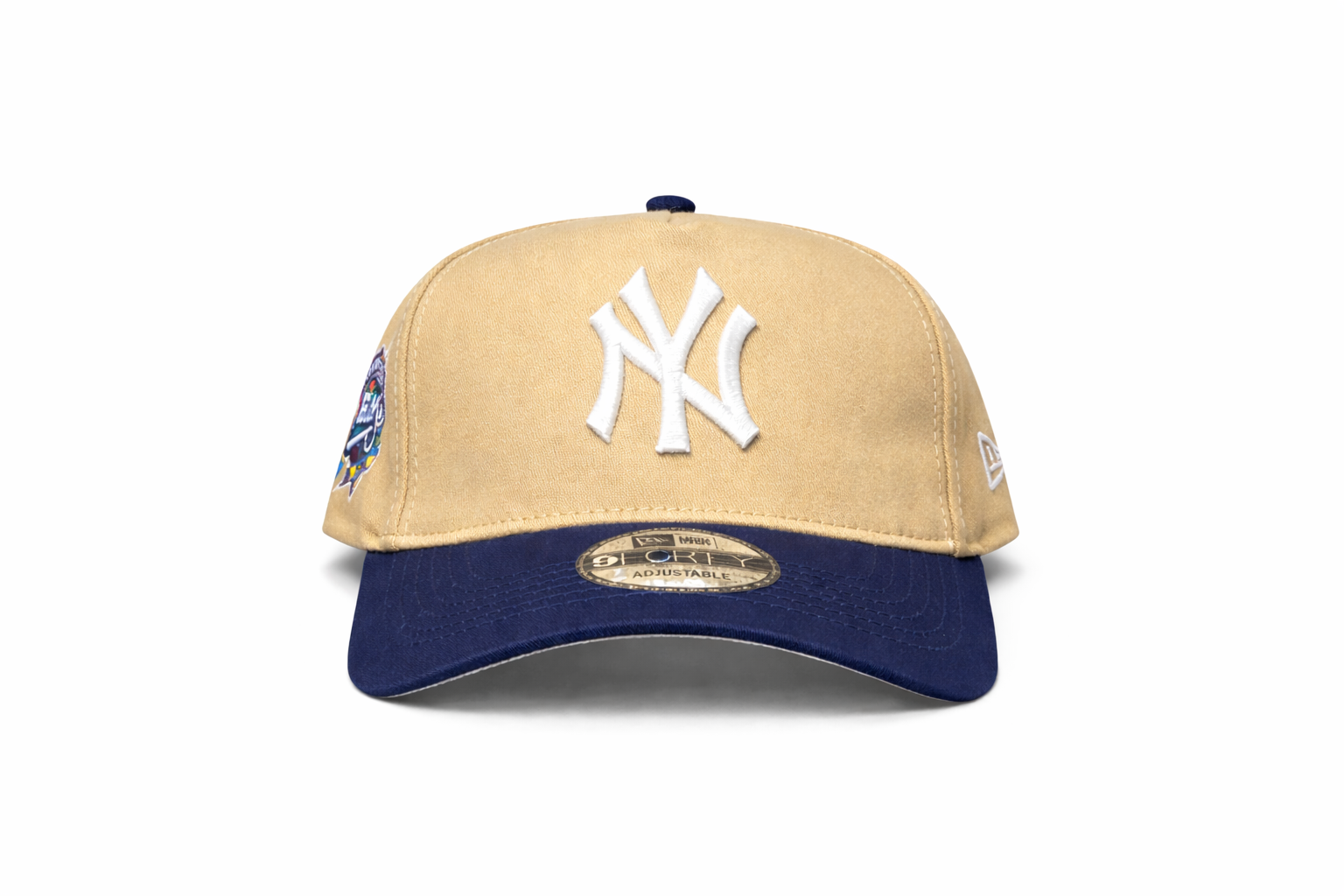Casquette New Era 9FORTY NY Beige & Navy – World Series 1998 – Snapback Ajustable
