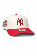 🧢 Casquette NY Crème & Rouge – Édition Subway Series Premium