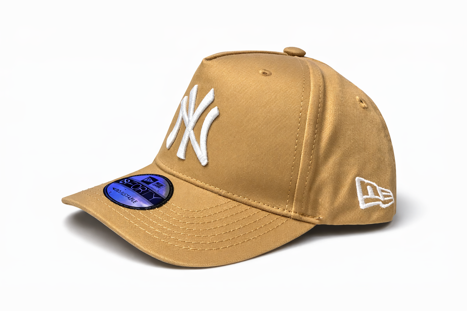 Casquette New York Beige & Gris – Snapback Ajustable Style Premium