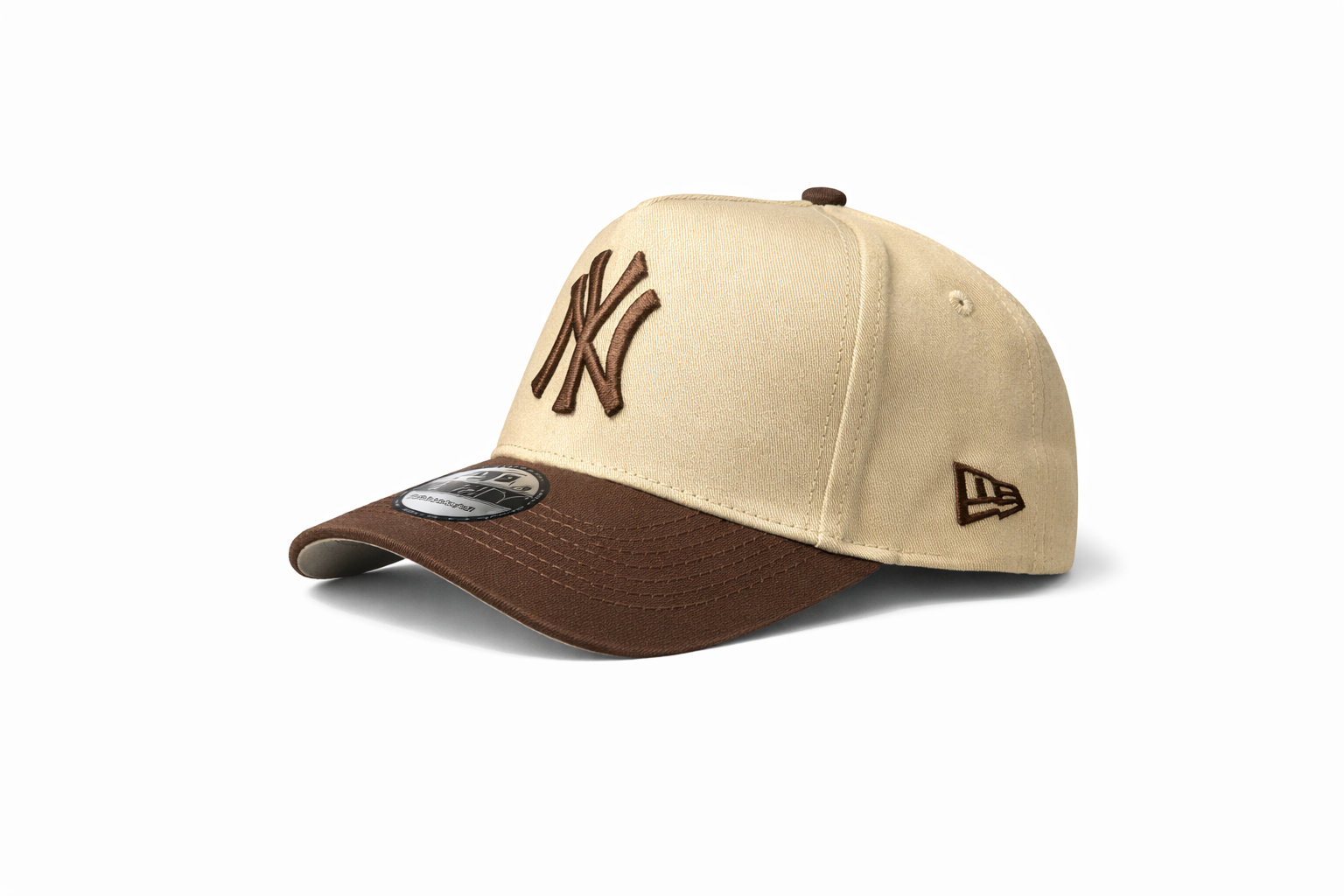 Casquette New York Beige Crème – 9FORTY Ajustable Élégance Minimaliste