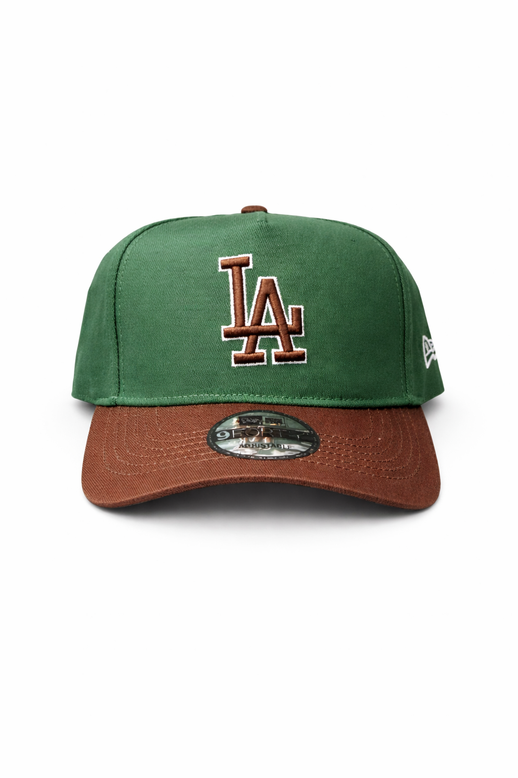 Casquette LA Forest Green & Brown – Édition Earth Tone Premium