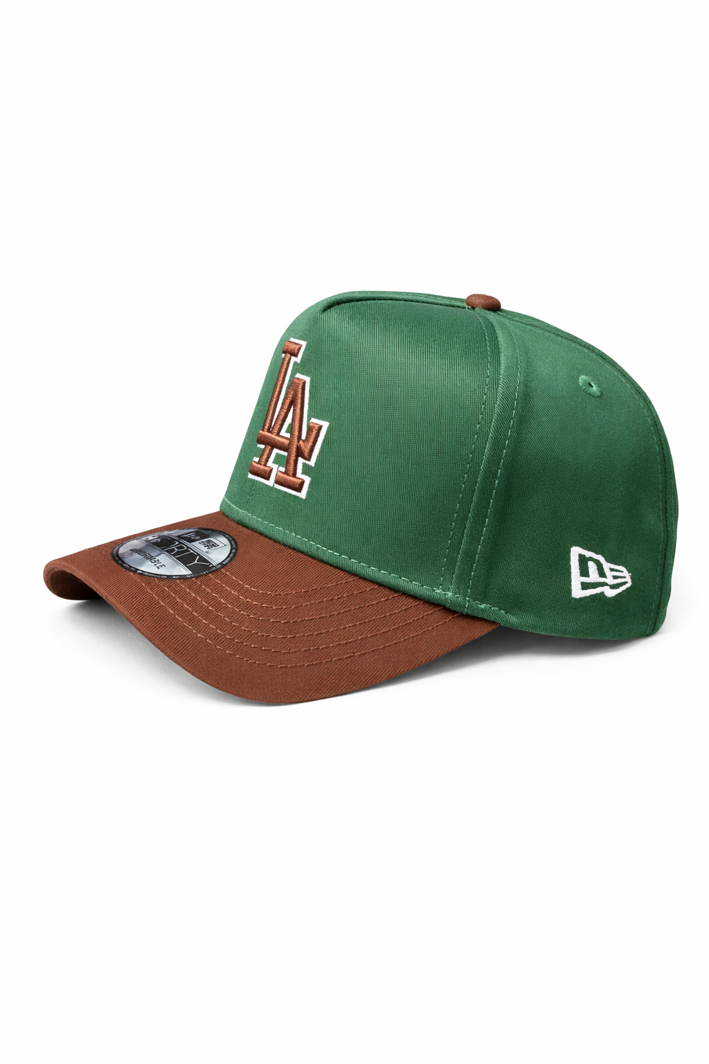 Casquette LA Forest Green & Brown – Édition Earth Tone Premium
