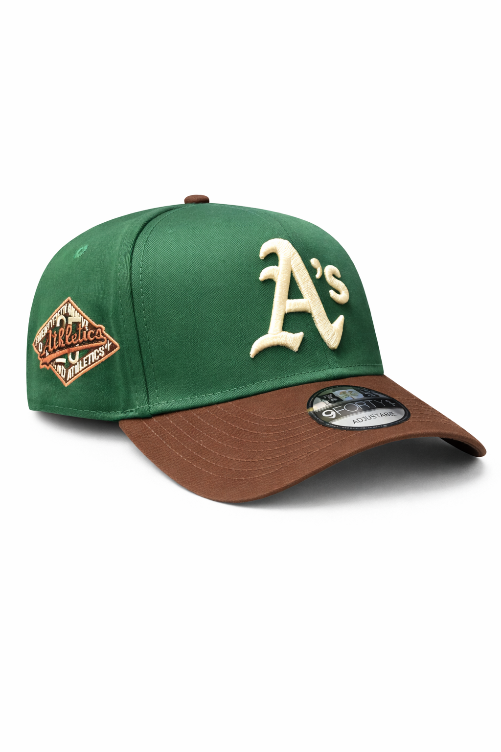 Casquette A’s Green & Brown – Édition Heritage Premium 9FORTY