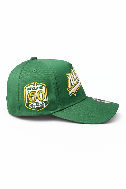 Casquette Athletics Green – Vue Arrière Snapback Premium 9FORTY
