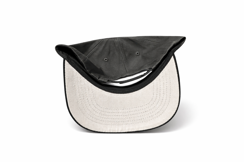 : Casquette Snapback LA – Vue Arrière Gris Premium Ajustable