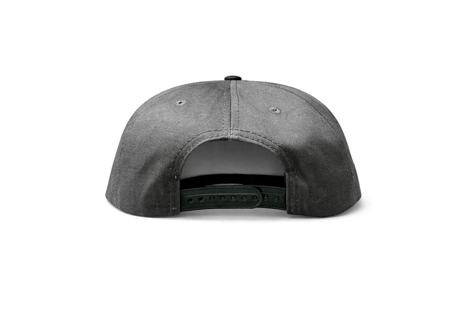 : Casquette Snapback LA – Vue Arrière Gris Premium Ajustable