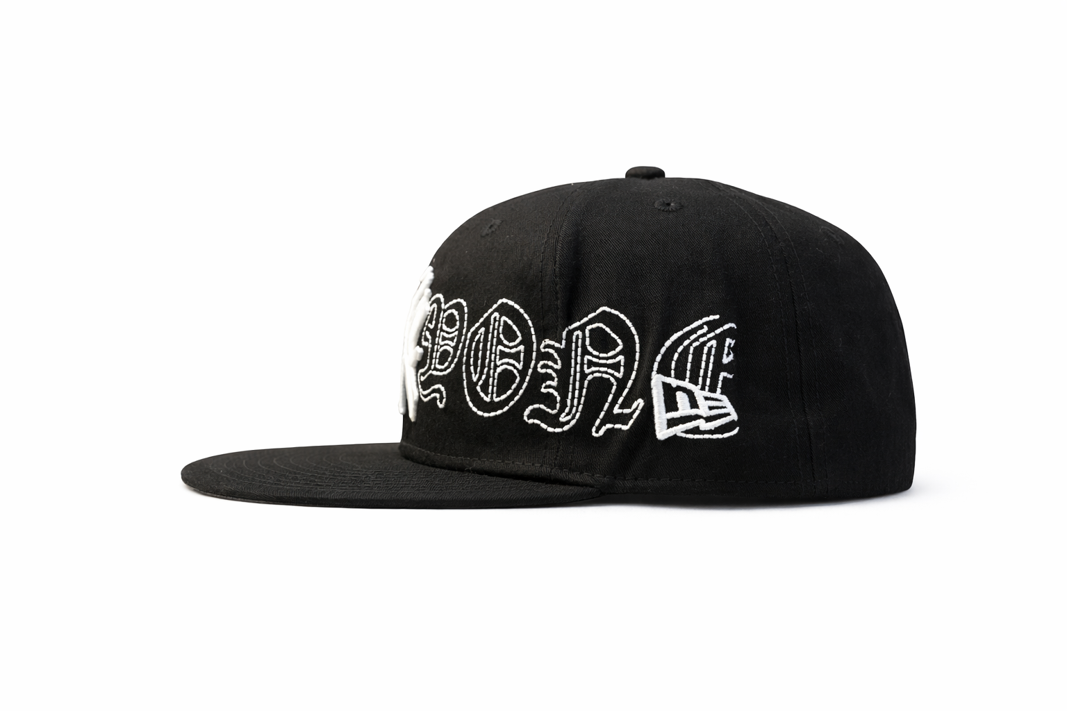 Casquette NY Noire 9FIFTY Snapback – Vue Arrière Ajustable Premium
