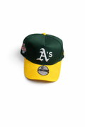 Casquette Oakland A’s Verte et Jaune – Style Sport Premium