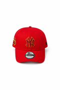 Casquette New York Rouge & Or 9FORTY Adjustable – Style Urbain Premium