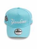 Casquette New Era 9FORTY Yankees Bleu Ciel – Édition World Series Premium