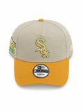 Casquette Chicago White Sox New Era 9FORTY Vert Sauge & Moutarde – Édition Comiskey Park 🧢💚💛