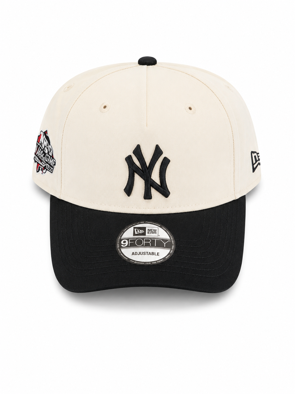Casquette New York Yankees New Era 9FORTY Beige & Noir – Édition All-Star Game Premium 🧢🖤🤍