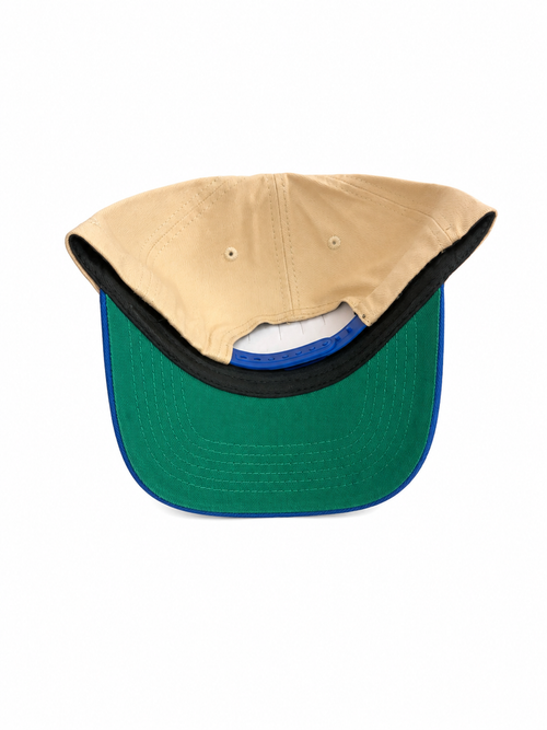Casquette Boston Beige & Bleu 9FORTY Adjustable – Élégance Vintage et Style Urbai