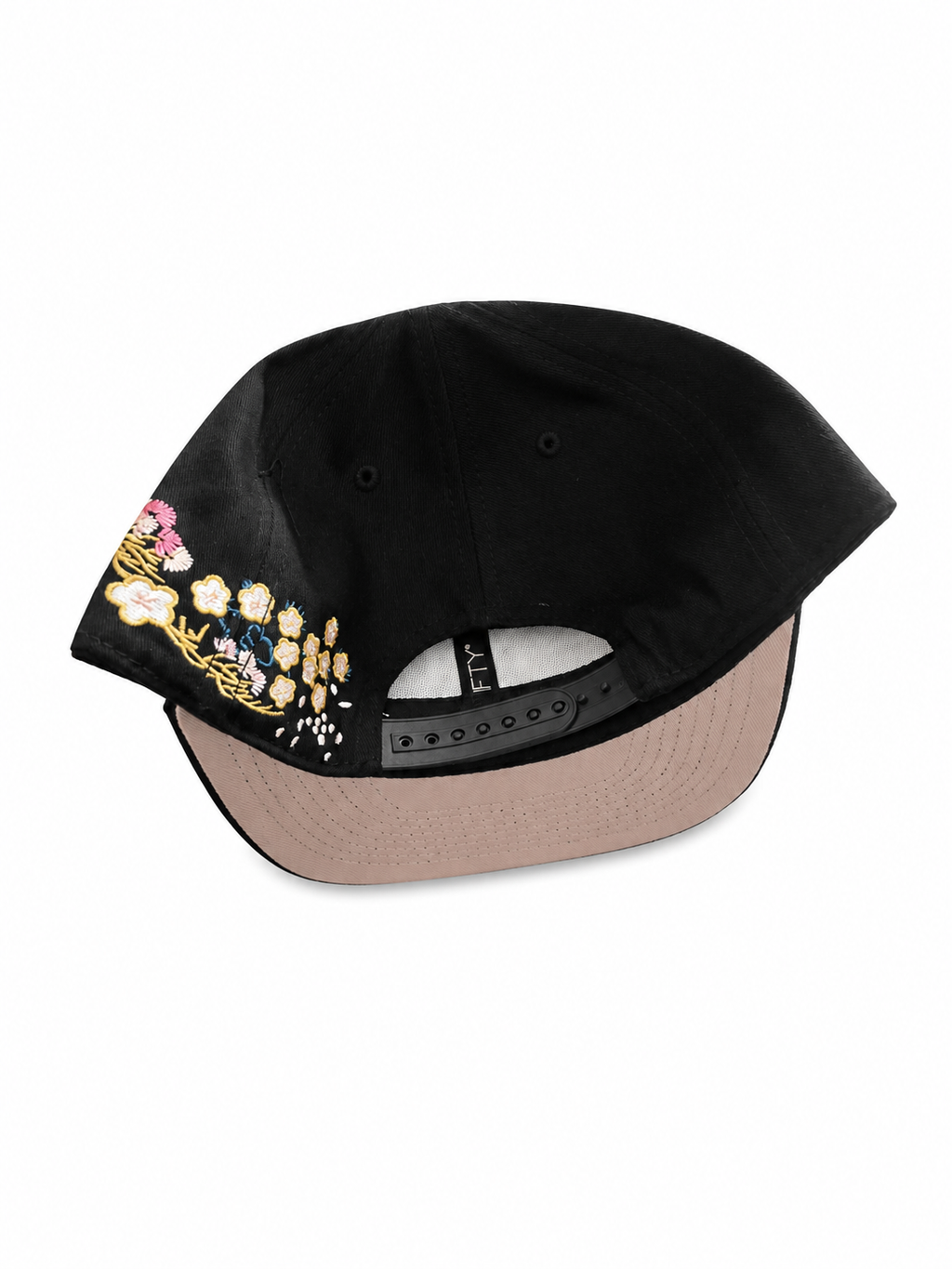 Casquette Snapback NY Floral Noire – Édition Premium Brodée