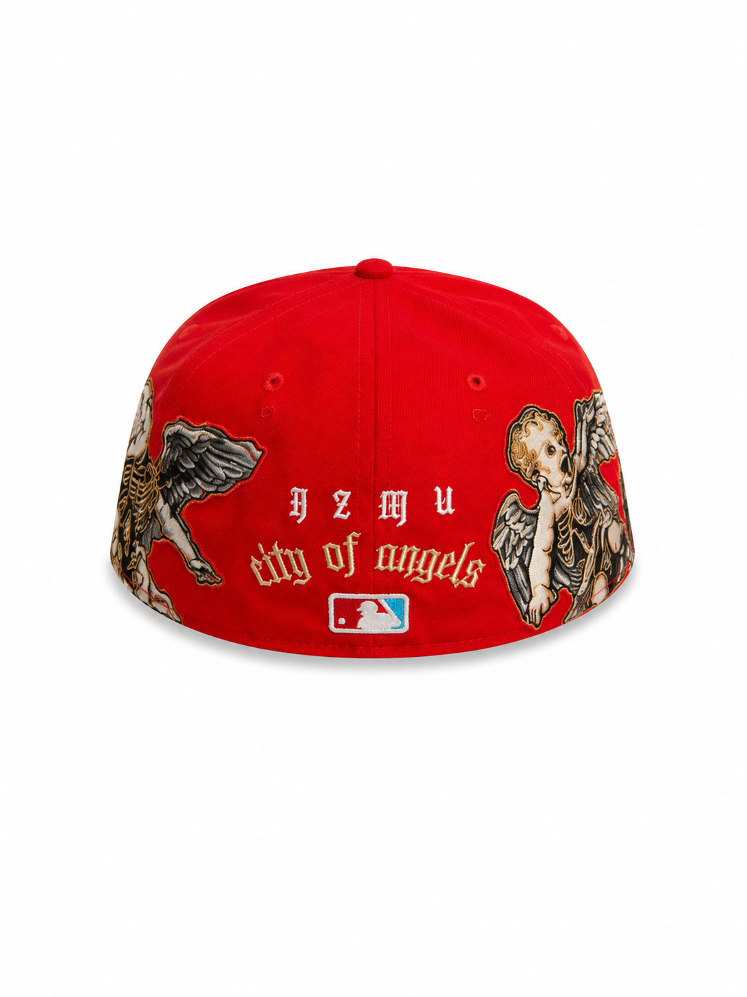 Casquette LA Rouge “City of Angels” – Édition Premium Brodée New Era 59FIFTY