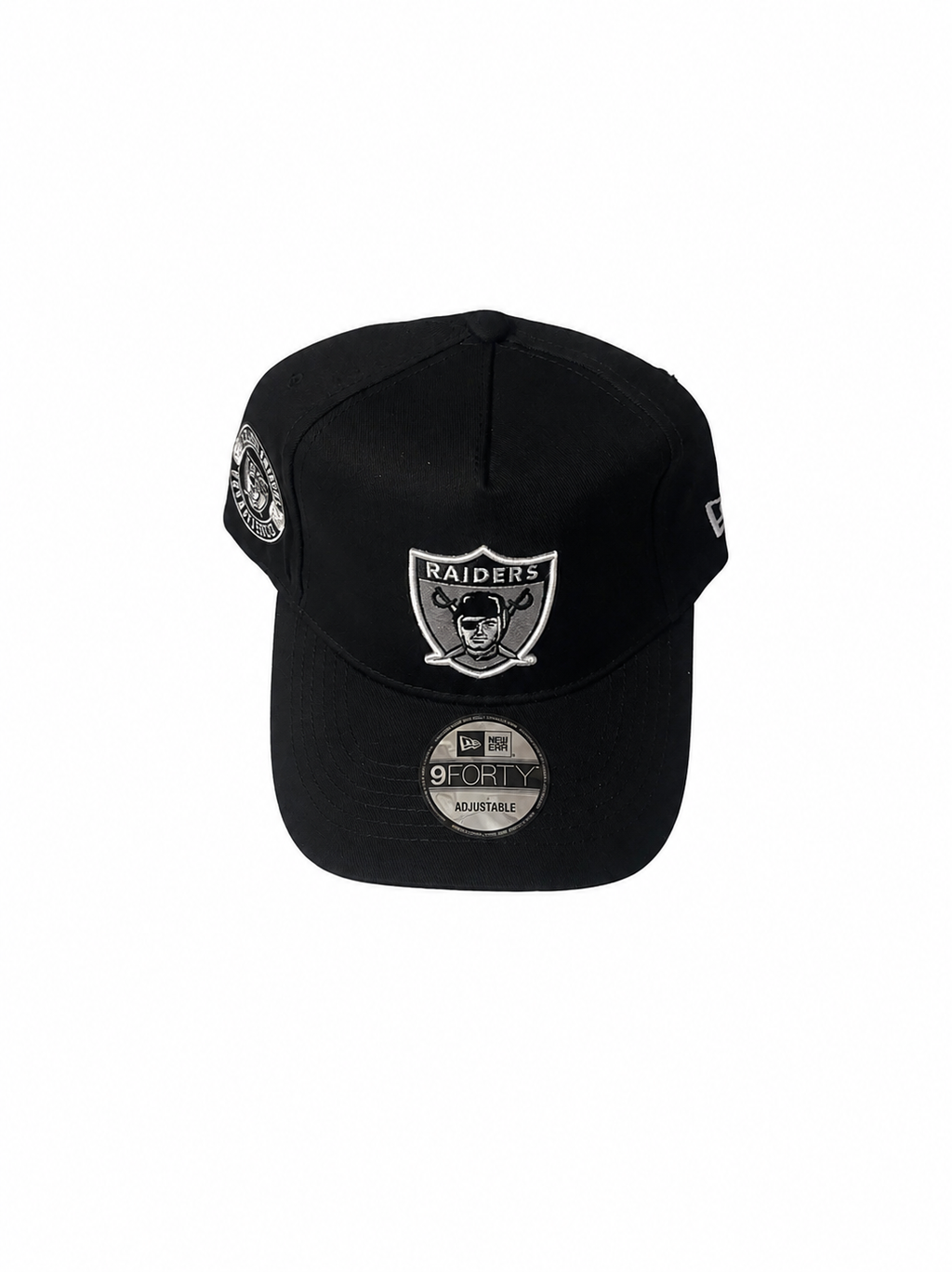 Casquette Raiders Noire & Grise New Era 9FORTY Ajustable