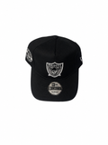 Casquette Raiders Noire & Grise New Era 9FORTY Ajustable