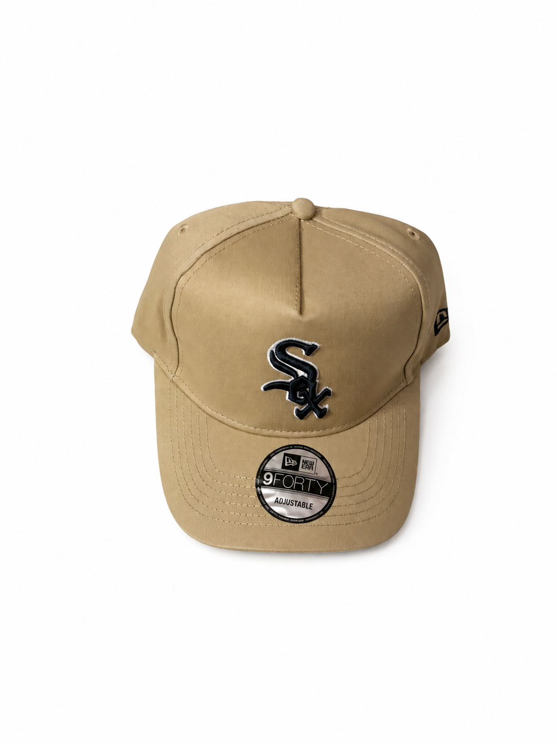 Casquette Chicago White Sox Beige & Bleu Marine – Snapback Ajustable