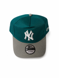 Casquette New York Yankees Bleu Canard & Gris – New Era 9FORTY Ajustable 🧢💎