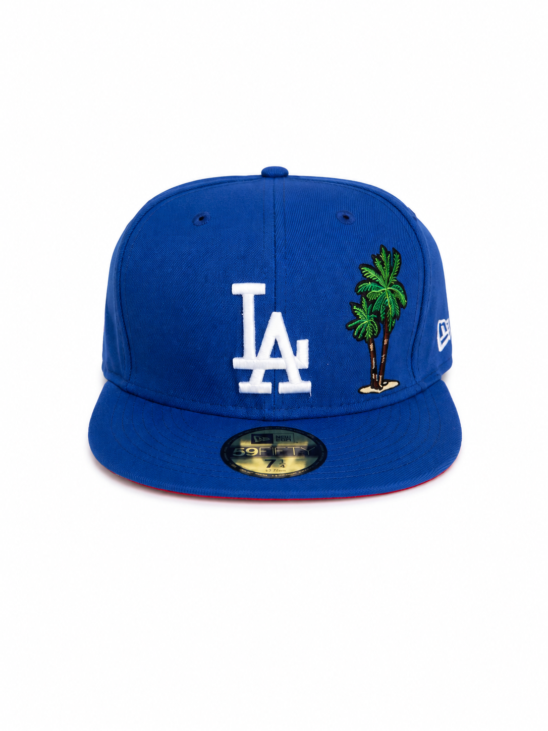 Casquette LA Palm Edition Bleue New Era 59FIFTY – Style Californien Unique 56.8cm